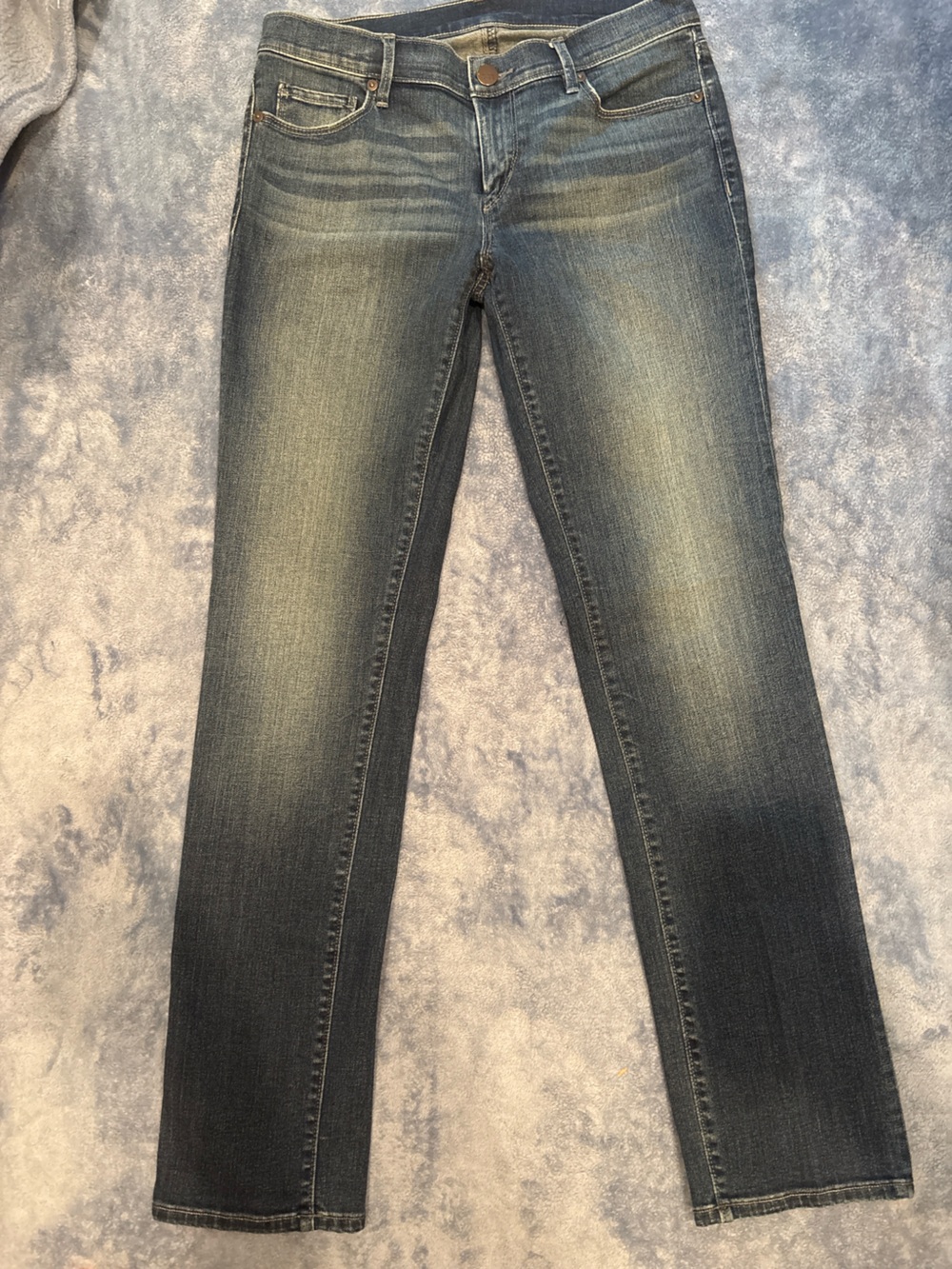 LOFT Women's Washed Blue Skinny Jeans